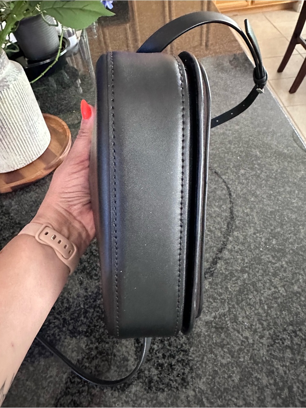 kate spade Black Smooth Leather Crossbody Bag - Picture 4 of 10